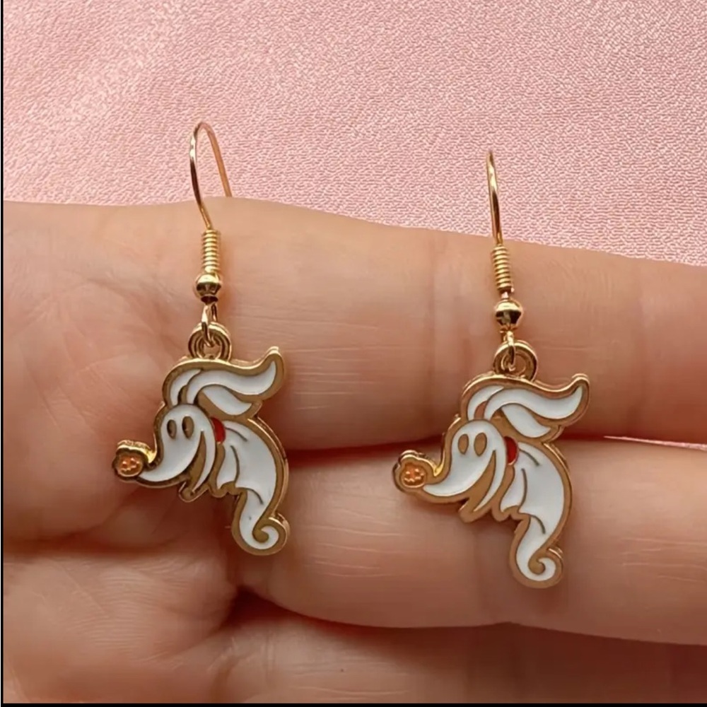 Zero Earrings - The Nightmare Before Christmas. New.